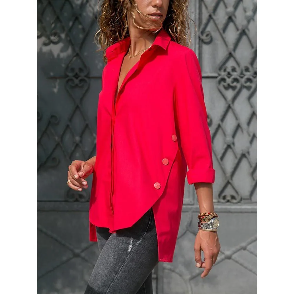 Plus Size Tunic Chiffon Women's blouse Turn-Down Collar Office Ladies Tops Long Sleeve Summer white Women's Shirt
Plus Size Tunic Chiffon Women's blouse Turn-Down Collar Office Ladies Tops Long Sleeve Summer white Women's Shirt