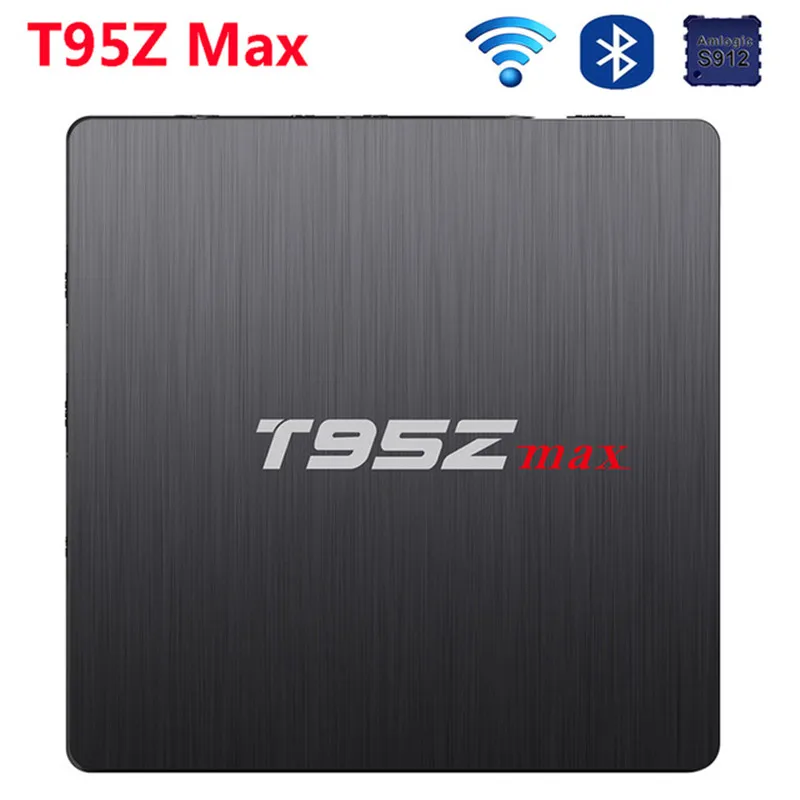 

T95z Max smart Tv Box Android 7.1 3g RAM 32g ROM Amlogic S912 Octa Core BT 4.0 1000Mbps dual wifi set top box smart media player