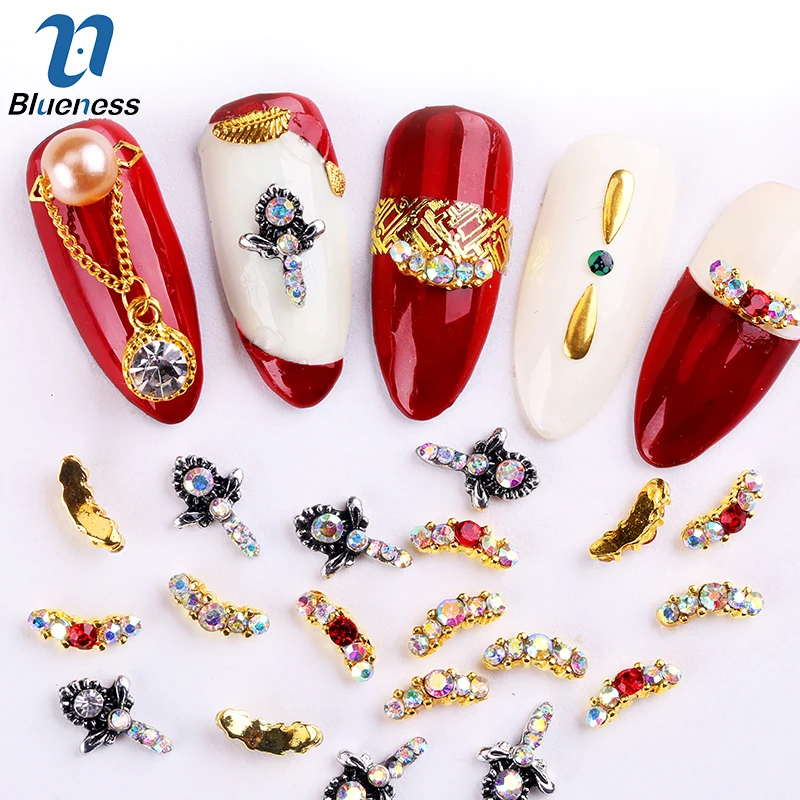 Blueness 10Pcs/lot Colorful Nail Crystal Charms for Alloy Nail Art Decorations Beauty Metal Studs Adhesives Manicure Supplies
Blueness 10Pcs/lot Colorful Nail Crystal Charms for Alloy Nail Art Decorations Beauty Metal Studs Adhesives Manicure Supplies