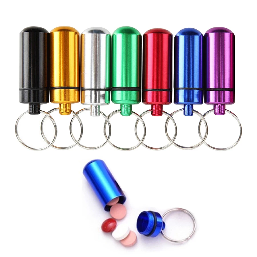 Mini Pill Box Waterproof tablets Case Organizer Practical Outdoor Medicine Bottle Key Ring Drug Holder Pill Container Portable
Mini Pill Box Waterproof tablets Case Organizer Practical Outdoor Medicine Bottle Key Ring Drug Holder Pill Container Portable