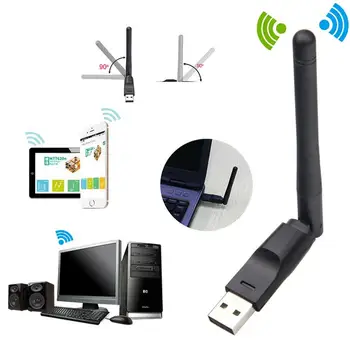 tmddotda 150Mbps Wireless USB WiFi Adapter 2.4GHz WLAN Network Card USB WiFi Receiver 2dBi Wifi Antenna for windows/XP/Vista/Mac
tmddotda 150Mbps Wireless USB WiFi Adapter 2.4GHz WLAN Network Card USB WiFi Receiver 2dBi Wifi Antenna for windows/XP/Vista/Mac