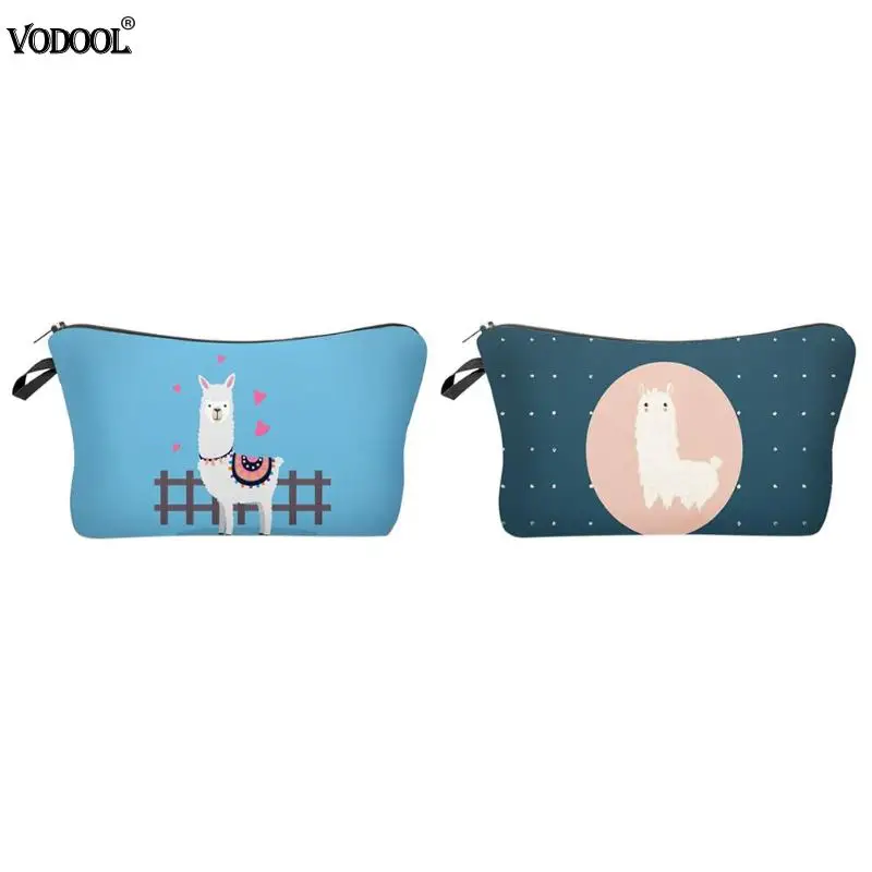 Portable 3D Alpaca Printing Pencil Bag Waterproof Polyester Makeup Bags Cosmetic Stationery Storage Travel Pouch Bolsas Mujer
Portable 3D Alpaca Printing Pencil Bag Waterproof Polyester Makeup Bags Cosmetic Stationery Storage Travel Pouch Bolsas Mujer