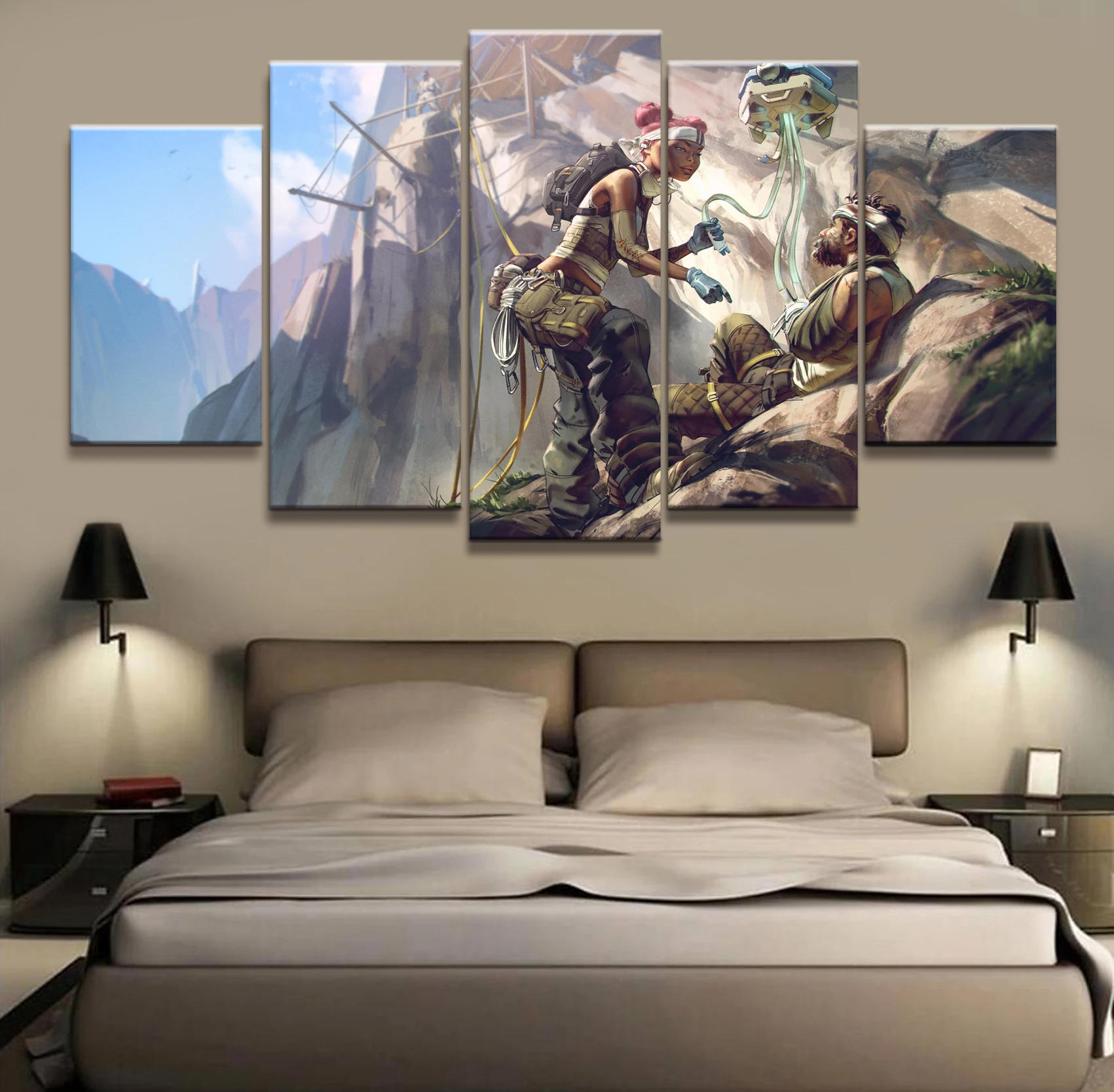 5 Piece Cartoon Pictures Artwork Apex Legends Game Poster Paintings Canvas Art for Home Decor Wall Art
5 Piece Cartoon Pictures Artwork Apex Legends Game Poster Paintings Canvas Art for Home Decor Wall Art