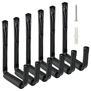 Heavy Duty Garage Storage Utility Hooks with Jumbo Arm by , Wall Mount Garage Hanger & Organizer for Ladder Tool Chair Hose(6 
Heavy Duty Garage Storage Utility Hooks with Jumbo Arm by , Wall Mount Garage Hanger & Organizer for Ladder Tool Chair Hose(6