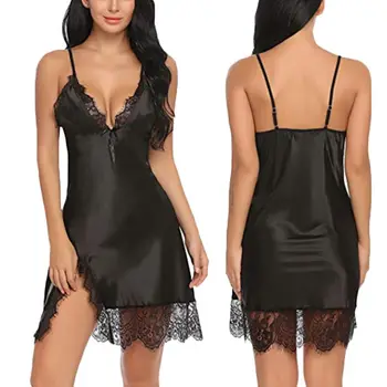 Sexy Women Night Dress Lingerie Women Silk Robe Dress Babydoll Nightdress Nightgown Sleepwear
Sexy Women Night Dress Lingerie Women Silk Robe Dress Babydoll Nightdress Nightgown Sleepwear