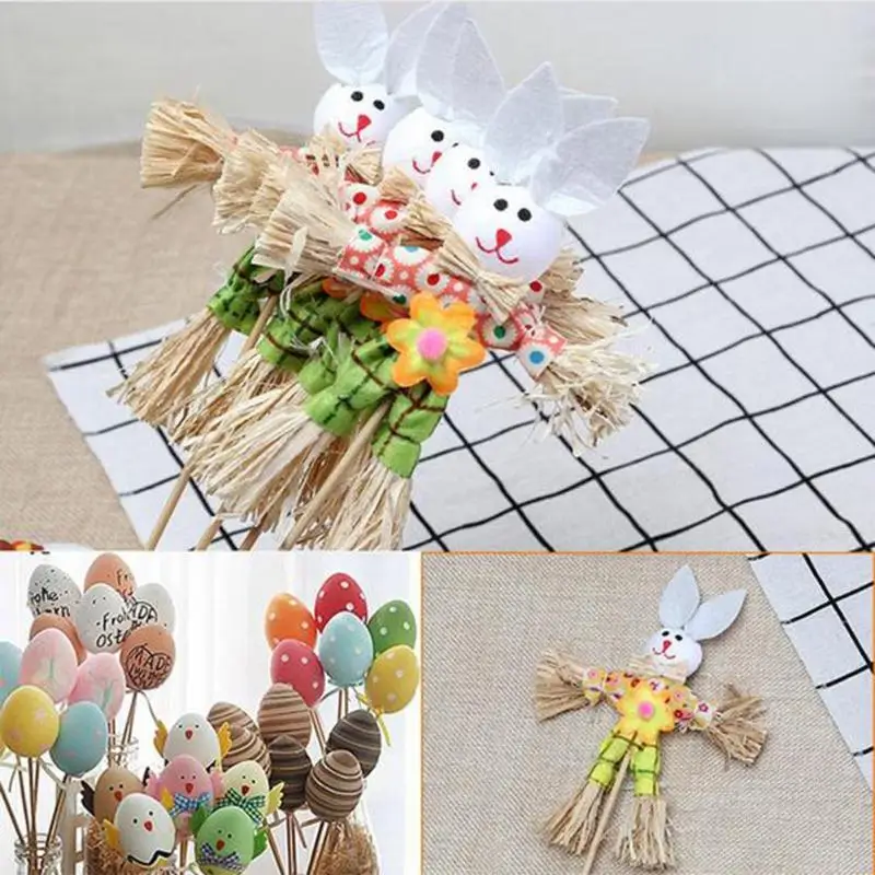 DIY Straw Rabbit Toy Easter Bunny Ornament Home Decor Montessori Handmade Toys for Children Creative Gift Party Supplies Craft
DIY Straw Rabbit Toy Easter Bunny Ornament Home Decor Montessori Handmade Toys for Children Creative Gift Party Supplies Craft