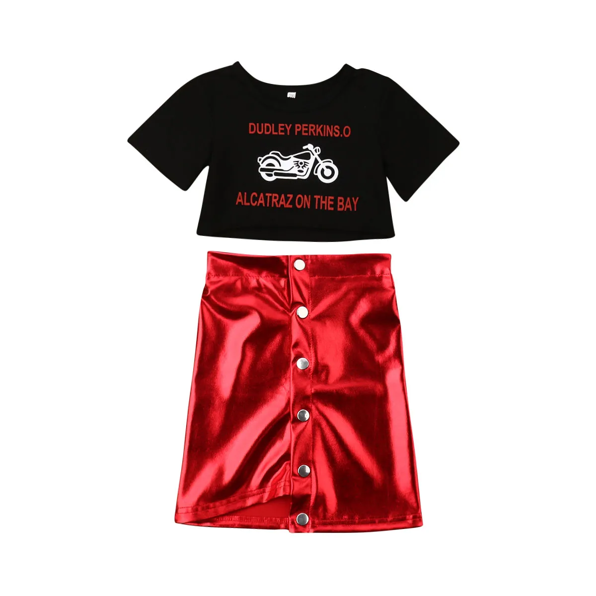 Hot Sale Cool Baby Girl Clothes Fashion Toddler Baby Kids Girls Tops Motorcycle jacket + button skirt 2pcs Clothes Outfits
Hot Sale Cool Baby Girl Clothes Fashion Toddler Baby Kids Girls Tops Motorcycle jacket + button skirt 2pcs Clothes Outfits