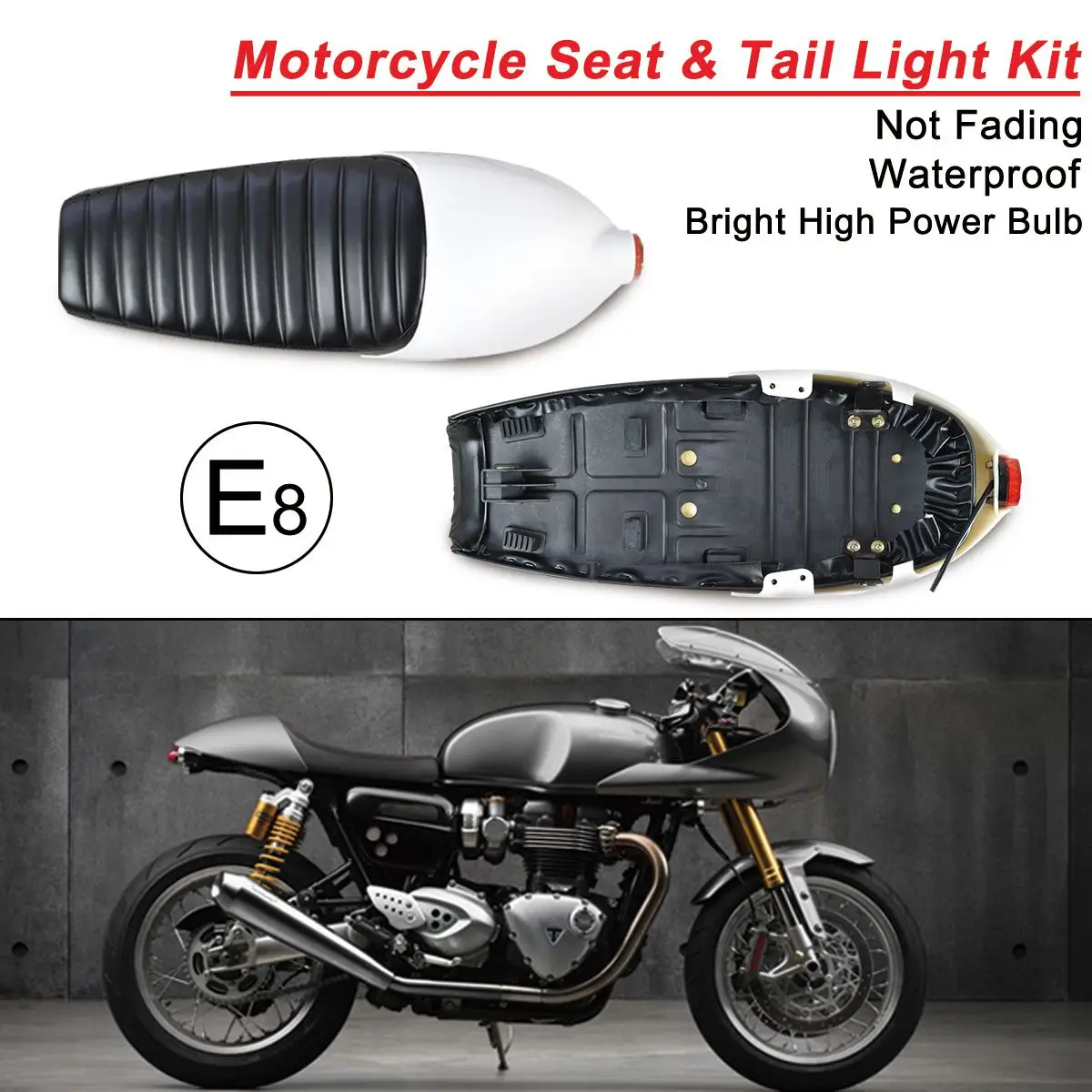 2019 New Universal Refit Vintage Motorcycle Cushion Seat with cover and tail rear light LED Strip Set
2019 New Universal Refit Vintage Motorcycle Cushion Seat with cover and tail rear light LED Strip Set