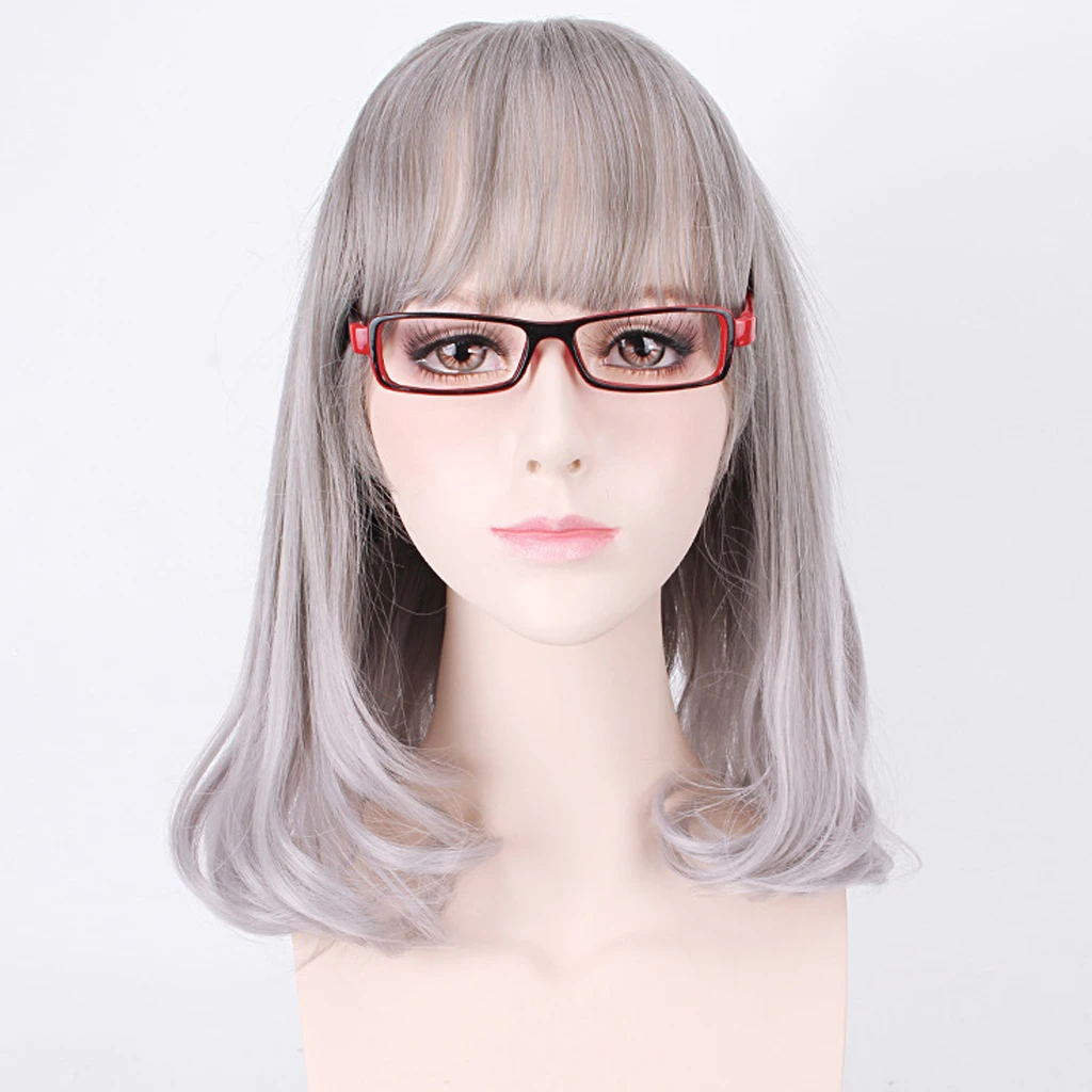 Fluffy Synthetic Cosplay Wig Black Blue Middle Wavy Curly Wig 10 Colors Costume Party Heat Resistant for Women 
Fluffy Synthetic Cosplay Wig Black Blue Middle Wavy Curly Wig 10 Colors Costume Party Heat Resistant for Women