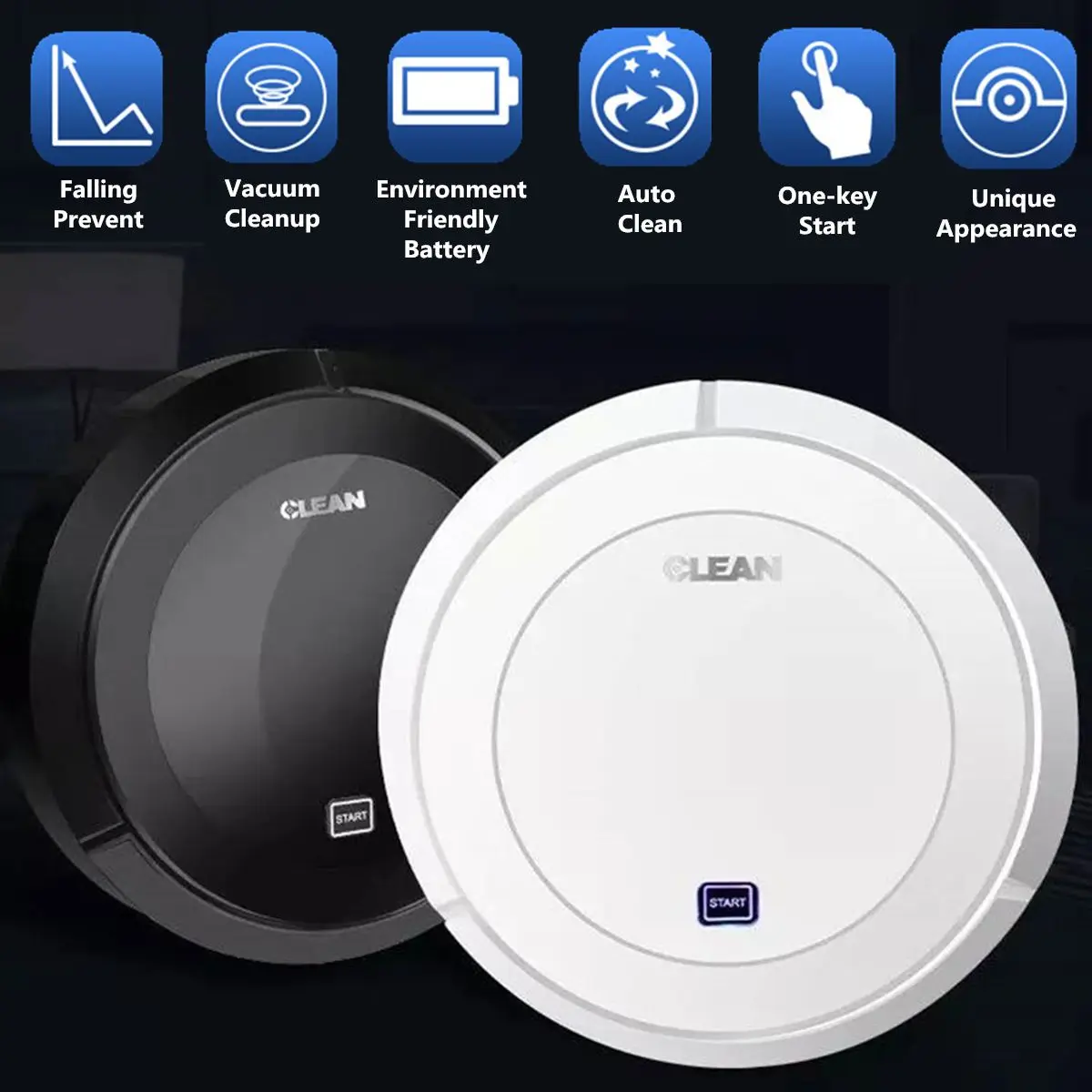 USB Mini Rechargeable Smart Robot Vacuum Cleaner 2 for Home Automatic Sweeping Dust Sterilize Smart Planned Washing Mopping
USB Mini Rechargeable Smart Robot Vacuum Cleaner 2 for Home Automatic Sweeping Dust Sterilize Smart Planned Washing Mopping