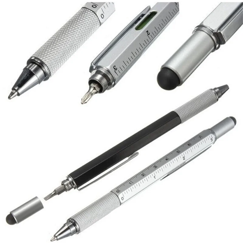 Creative Multi Function Screwdriver Ballpoint Pens with Level Ruler Touch Screen Pen for Phone Office Stationery School Supplies
Creative Multi Function Screwdriver Ballpoint Pens with Level Ruler Touch Screen Pen for Phone Office Stationery School Supplies