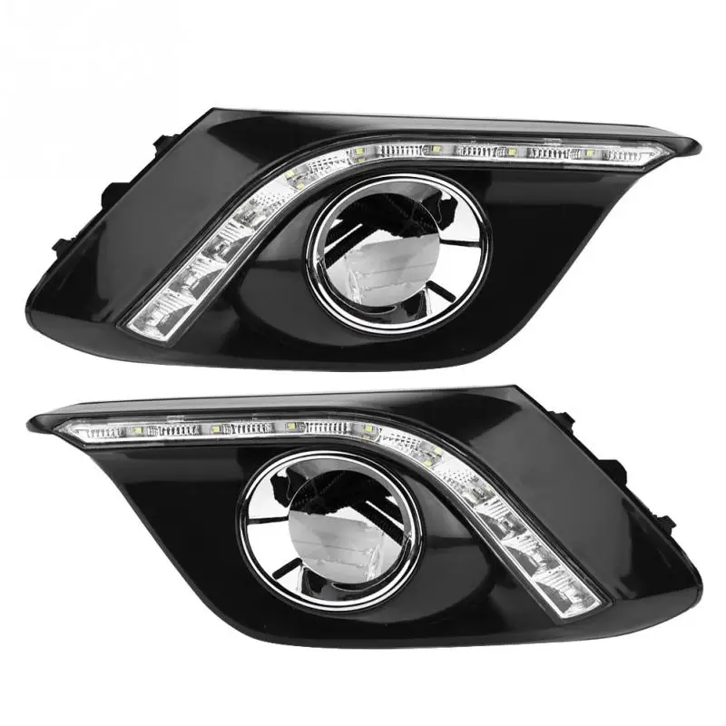 1 Pair Car Daytime Running Light DRL LED Daylight Fog Lamp Cover for Mazda3 Axela 2013-2016 automobiles araba aksesuar New
1 Pair Car Daytime Running Light DRL LED Daylight Fog Lamp Cover for Mazda3 Axela 2013-2016 automobiles araba aksesuar New