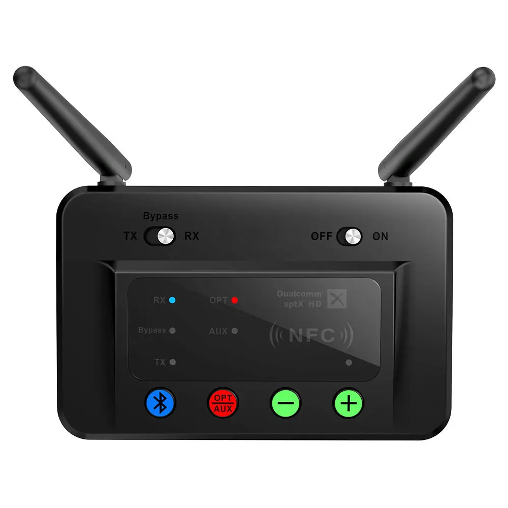 Wireless Bluetooth 5.0 Transmitter Receiver Audio Adapter Long Range 80m Low Latency Aptx HD Optical RCA NFC AUX 3.5mm For TV B3
Wireless Bluetooth 5.0 Transmitter Receiver Audio Adapter Long Range 80m Low Latency Aptx HD Optical RCA NFC AUX 3.5mm For TV B3