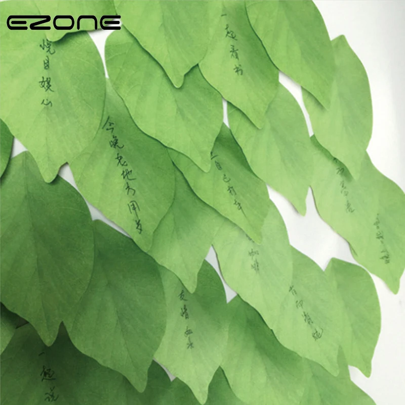 EZONE Self-adhesive Sticky Notes Simulation Green Leaves Sticky Notes 50 Sheets Office Decor Sticker Message Card Memo Pad
EZONE Self-adhesive Sticky Notes Simulation Green Leaves Sticky Notes 50 Sheets Office Decor Sticker Message Card Memo Pad