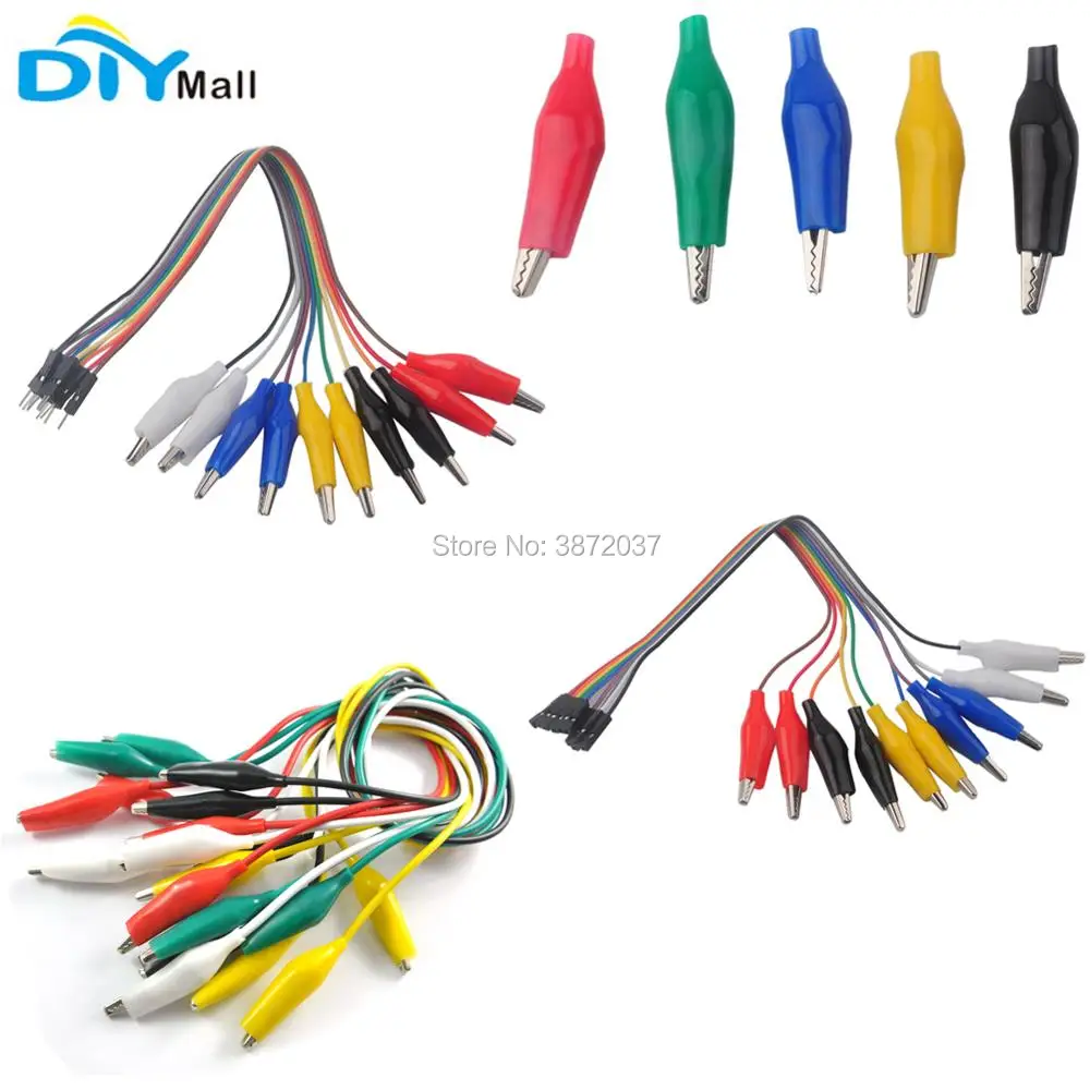 10pcs/set Test Lead Clip Male Female Breadboard Jumper Dupont Cable 
10pcs/set Test Lead Clip Male Female Breadboard Jumper Dupont Cable
