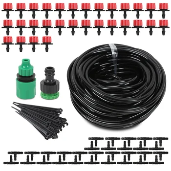 25M DIY Garden Hose Watering Kits Drip Irrigation System Automatic Watering Dripping Tools Set Garden Water Irrigation Tool Set
25M DIY Garden Hose Watering Kits Drip Irrigation System Automatic Watering Dripping Tools Set Garden Water Irrigation Tool Set