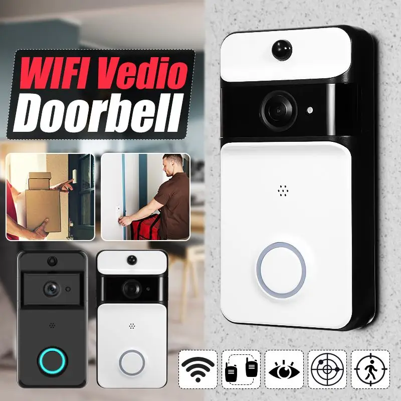 Smart Doorbell With Camera IP Video Intercom WiFi Door Bell For Home Security Apartments IR Alarm Wireless Doorbell Camera 720P
Smart Doorbell With Camera IP Video Intercom WiFi Door Bell For Home Security Apartments IR Alarm Wireless Doorbell Camera 720P