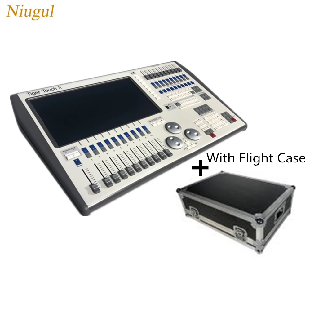 With Flight Case Tiger Touch DMX Controller/Tiger Touch II 2 DJ Lighting Console/Tiger Touch DMX512 Consoles For Stage Lights
With Flight Case Tiger Touch DMX Controller/Tiger Touch II 2 DJ Lighting Console/Tiger Touch DMX512 Consoles For Stage Lights
