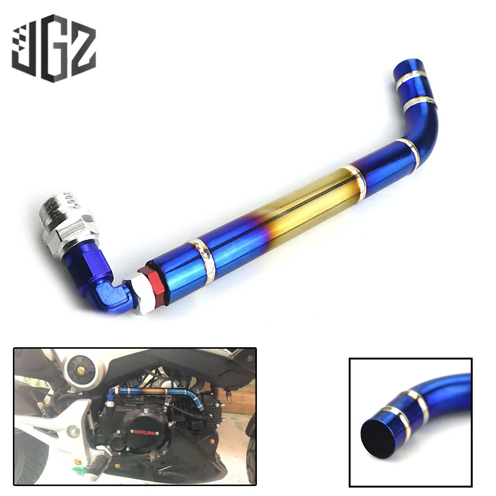 Motorcycle 90 Degrees Stainless Steel Oil Screw Tube Pipe Bluing Gold Universal For Kawasaki Yamaha Honda Ducati BMW KTM Benelli
Motorcycle 90 Degrees Stainless Steel Oil Screw Tube Pipe Bluing Gold Universal For Kawasaki Yamaha Honda Ducati BMW KTM Benelli