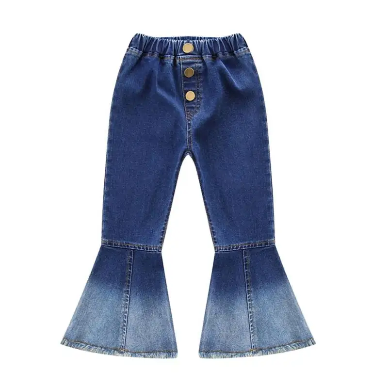 2019 Fashion European Girls Toddler Elastic Waist Flare Pants Fashion Daily Trousers Children Casual Jeans Leg Jeans Trousers
2019 Fashion European Girls Toddler Elastic Waist Flare Pants Fashion Daily Trousers Children Casual Jeans Leg Jeans Trousers