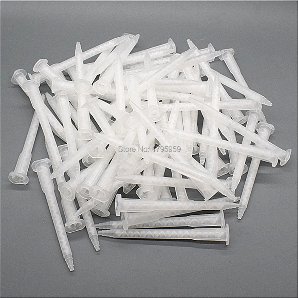 30pcs Adhesive Resin Mixing Nozzle Syringe AB Glue Gun Static Mixer Mixing Tube 103mm for Two Component Liquid Mixing Machine
30pcs Adhesive Resin Mixing Nozzle Syringe AB Glue Gun Static Mixer Mixing Tube 103mm for Two Component Liquid Mixing Machine