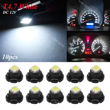 10pcs T4 T4.7 LED 5050 1 SMD Bulb White Lamp Car Auto Neo Wedge Instrument Panel Gauge Lights 12V Vehicle Indicator Lamp
10pcs T4 T4.7 LED 5050 1 SMD Bulb White Lamp Car Auto Neo Wedge Instrument Panel Gauge Lights 12V Vehicle Indicator Lamp