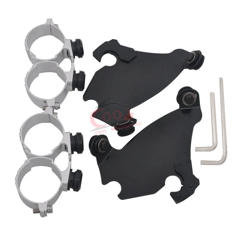 Univeral Motorcycle 48-55MM Helmet Trigger Lock Adjustable Forks Clamps Mount Bracket Set Fits For Harley Dyna Fairing 86-16
Univeral Motorcycle 48-55MM Helmet Trigger Lock Adjustable Forks Clamps Mount Bracket Set Fits For Harley Dyna Fairing 86-16