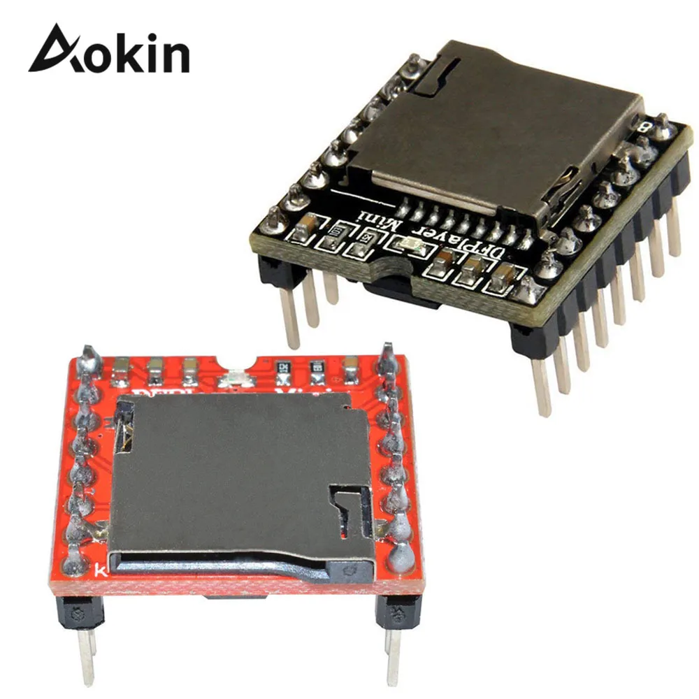 Мини модуль MP3 плеера для Arduino TF карты U диска мини mp3 плеер аудио голосовой плата