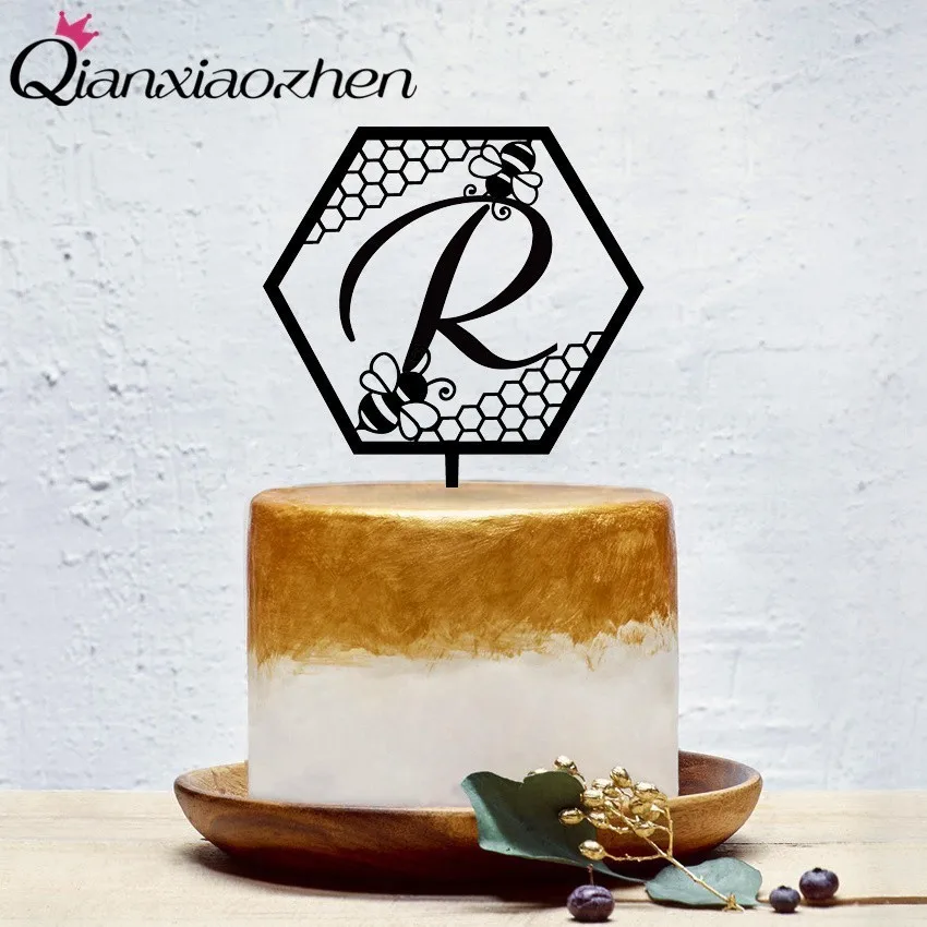 Qianxiaozhen Personalized Initial Bee Cake Topper Baby Shower Decoration Anniversaire Aniversario Cake Wedding Decoration
Qianxiaozhen Personalized Initial Bee Cake Topper Baby Shower Decoration Anniversaire Aniversario Cake Wedding Decoration