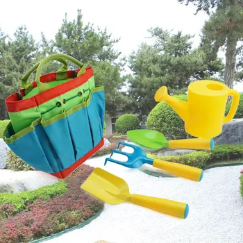5pcs Kids Children Gardening Tools Set Including Watering Can Shovel Rake Trowel Garden Tote Bag for Outdoor Supplies
5pcs Kids Children Gardening Tools Set Including Watering Can Shovel Rake Trowel Garden Tote Bag for Outdoor Supplies