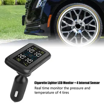 Car TPMS Tyre Pressure Monitoring System LCD Cigarette Lighter USB Charger 4 Internal Sensor New
Car TPMS Tyre Pressure Monitoring System LCD Cigarette Lighter USB Charger 4 Internal Sensor New