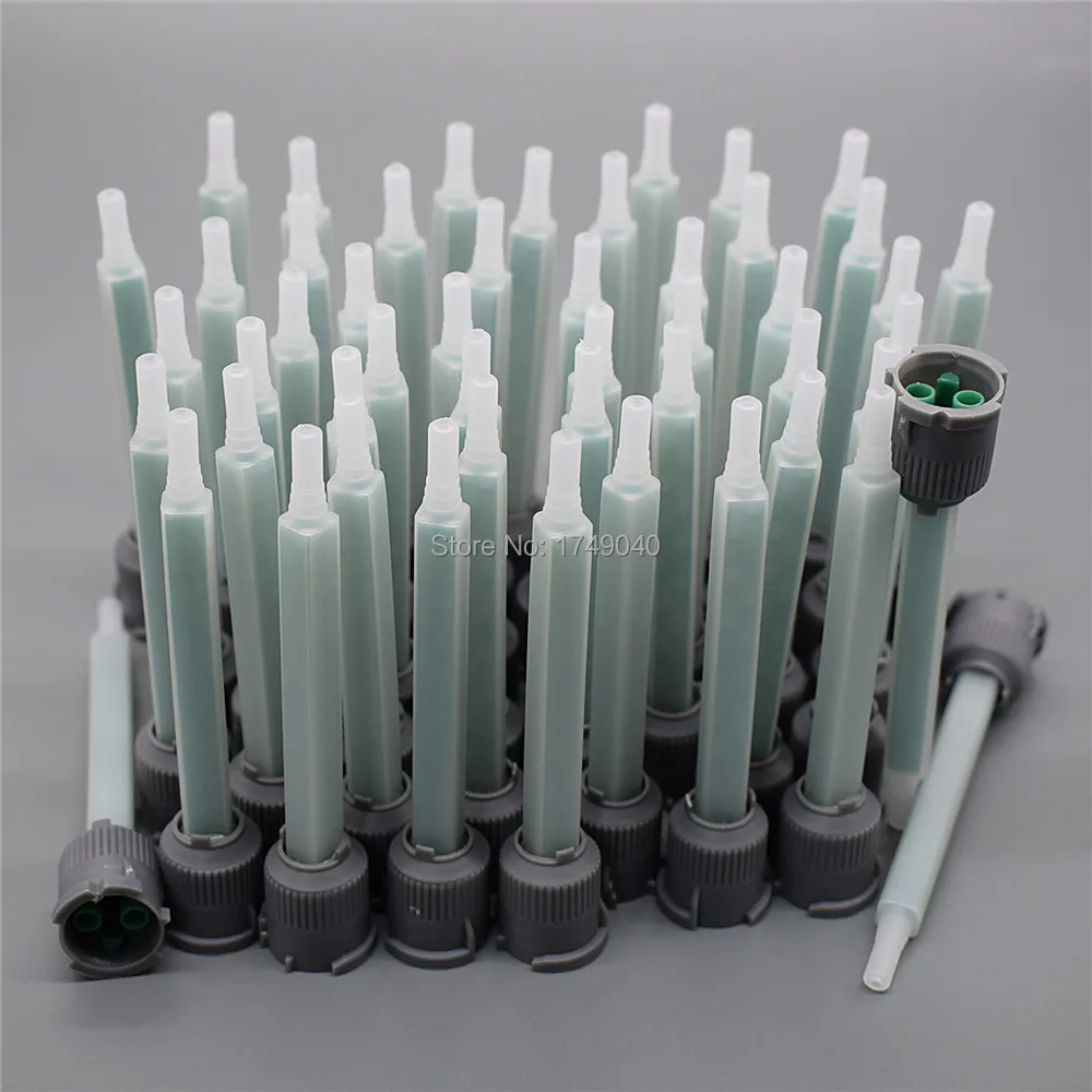 50pcs Epoxy Resin Adhesive 1:1 Mixing Nozzle Applicator Static Mixer AB Glue Gun Mixed Tube Square Static Mixing Nozzle Tool Set
50pcs Epoxy Resin Adhesive 1:1 Mixing Nozzle Applicator Static Mixer AB Glue Gun Mixed Tube Square Static Mixing Nozzle Tool Set