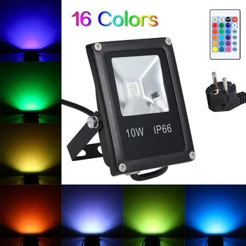 Tomshine LED Floodlight RGB 10W Outdoor 24 Key Remote Control 16 Color Changing Waterproof IP66 Spot Lights Garden Mood Lights
Tomshine LED Floodlight RGB 10W Outdoor 24 Key Remote Control 16 Color Changing Waterproof IP66 Spot Lights Garden Mood Lights