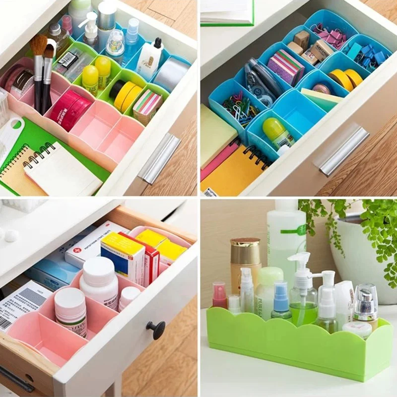 1PC New Multicolor Drawer Organisers Dividers Multifunctional 5 Grids Wardrobe Underwear Socks Scarf Organizer Storage Box
1PC New Multicolor Drawer Organisers Dividers Multifunctional 5 Grids Wardrobe Underwear Socks Scarf Organizer Storage Box