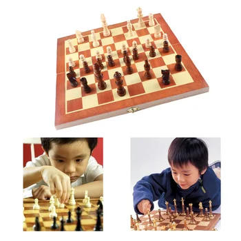 New Design Wooden 34*34cm International Chess Set Board Travel Games Chess Backgammon Draughts Entertainment For Kid Gift Toys
New Design Wooden 34*34cm International Chess Set Board Travel Games Chess Backgammon Draughts Entertainment For Kid Gift Toys