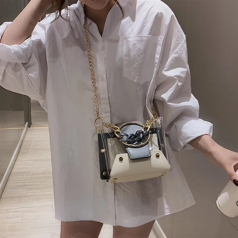 Transparent Bag 2019 Luxury Handbags Women Bags Designer Female Clear Bag Tote Purses Summer Shoulder Bags For Women Sac A Main
Transparent Bag 2019 Luxury Handbags Women Bags Designer Female Clear Bag Tote Purses Summer Shoulder Bags For Women Sac A Main