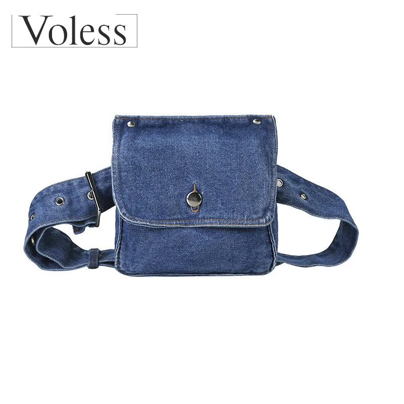 Denim Bag for The Belt Casual Travel Lady Waist Convenient High Quality Women's Chest Bag Hot Selling Fanny Pack Bolsa Feminina
Denim Bag for The Belt Casual Travel Lady Waist Convenient High Quality Women's Chest Bag Hot Selling Fanny Pack Bolsa Feminina