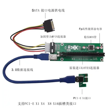 10pcs/lot 20cm PCI-E 1x to 16x Mining Machine Enhanced Extender Riser Board Adapter with USB 3.0 Cable & SATA 15Pin-4Pin
10pcs/lot 20cm PCI-E 1x to 16x Mining Machine Enhanced Extender Riser Board Adapter with USB 3.0 Cable & SATA 15Pin-4Pin