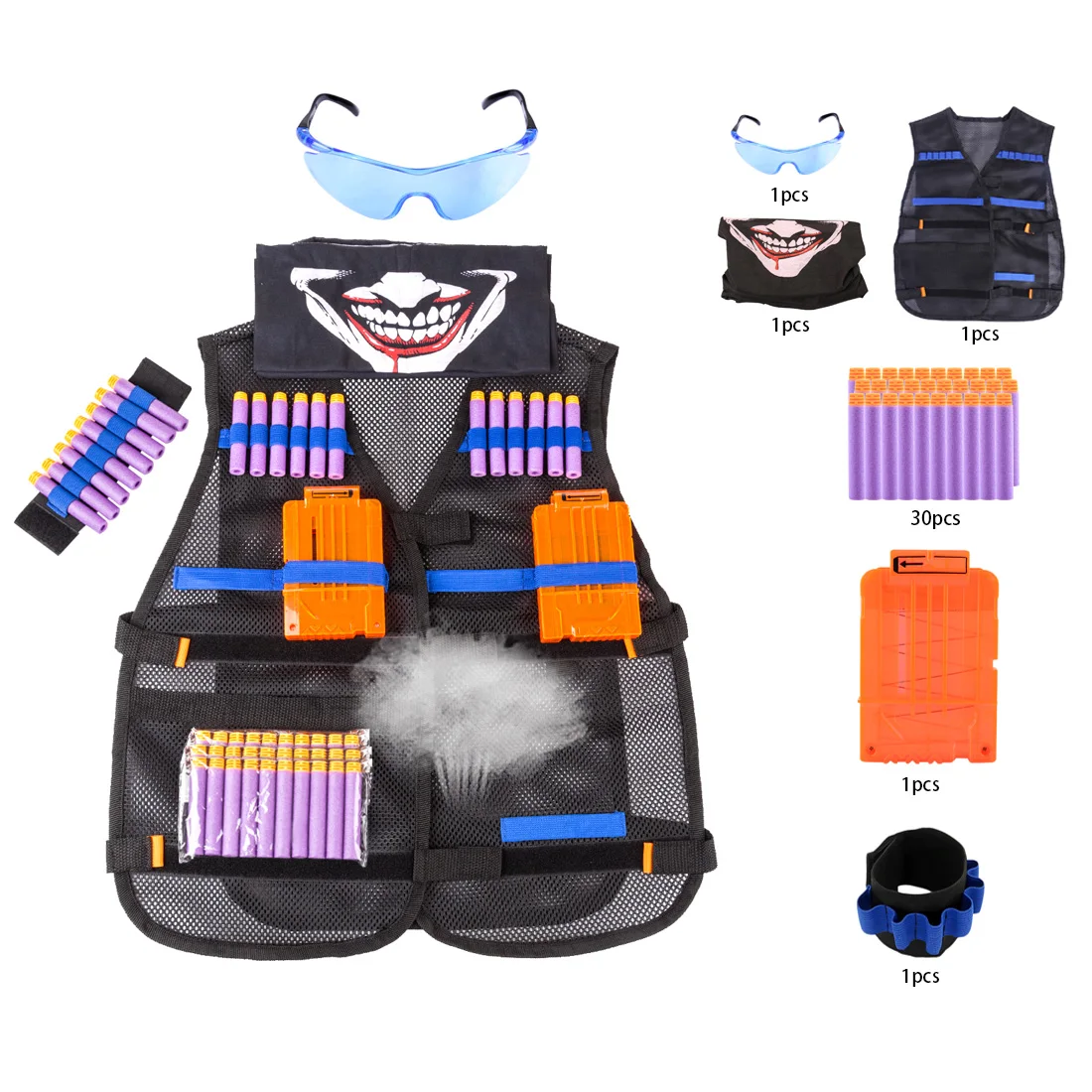 For Nerf N-strike Elite Series Children Boys Breathable Classic Thickened Mesh 30 pcs Soft bullet Protective Tactical Euipment
For Nerf N-strike Elite Series Children Boys Breathable Classic Thickened Mesh 30 pcs Soft bullet Protective Tactical Euipment