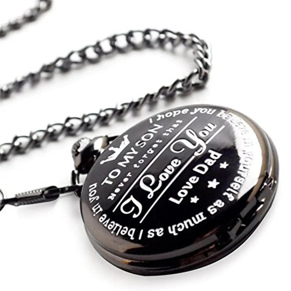 Men Vintage English Letter Pattern Alloy Round Dial Quartz Pendant Pocket Watch For Father's Day Gifts
Men Vintage English Letter Pattern Alloy Round Dial Quartz Pendant Pocket Watch For Father's Day Gifts