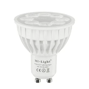 CLAITE AC86-265V GU10 Dimmable 4W Mi Light 2.4G Wireless Wifi Controller Box LED Spot RGBWW Lightt Stylish Design Lamp Bulb
CLAITE AC86-265V GU10 Dimmable 4W Mi Light 2.4G Wireless Wifi Controller Box LED Spot RGBWW Lightt Stylish Design Lamp Bulb