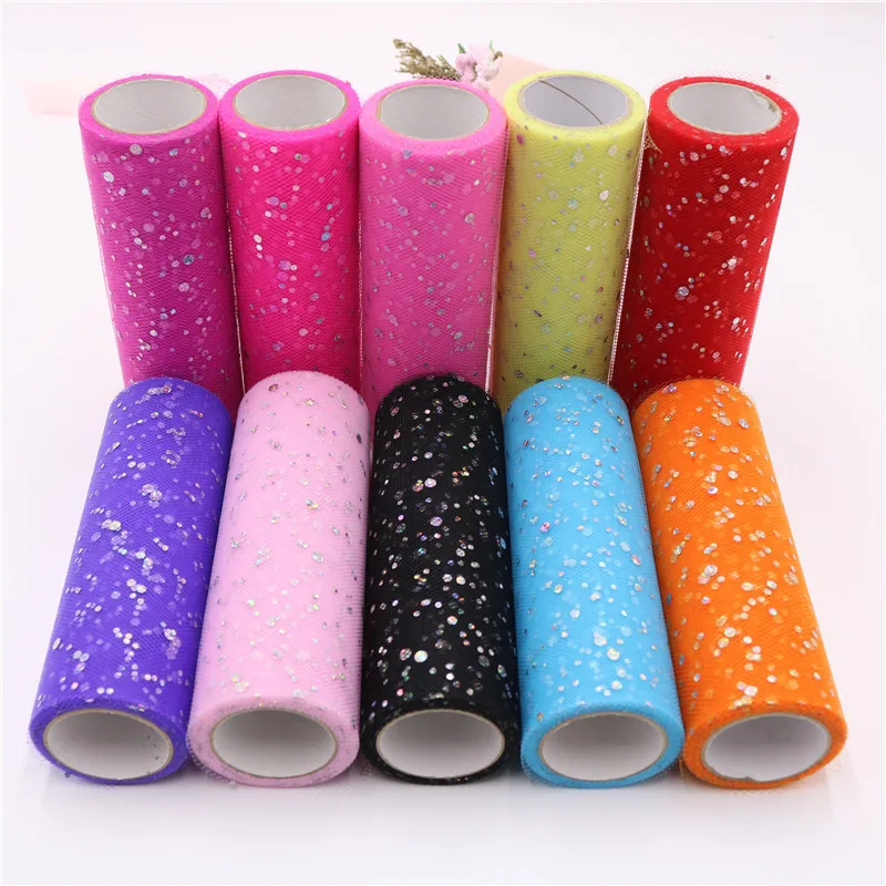 10 Yards Sequin Glitter Tulle Roll Mesh Spool Tutu Wedding Decoration 15cm Width Organza Laser DIY Craft Party Supplies 62481
10 Yards Sequin Glitter Tulle Roll Mesh Spool Tutu Wedding Decoration 15cm Width Organza Laser DIY Craft Party Supplies 62481