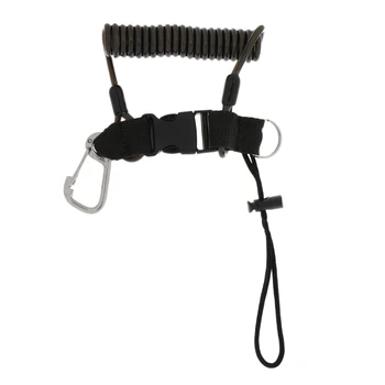 1500 MPa Safety Coil Quick Release Buckle Scuba Diving Lanyard with Metal Snap Clip Lanyard for Snorkeling Cameras Climbing Acce
1500 MPa Safety Coil Quick Release Buckle Scuba Diving Lanyard with Metal Snap Clip Lanyard for Snorkeling Cameras Climbing Acce