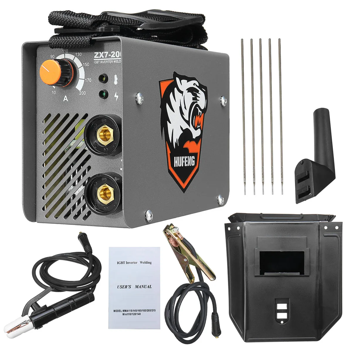 ZX7-200 220V 10-200A 4000W Handheld Mini MMA Electric Stick Welder Inverter ARC Welding Machine Metalworking Welding Tools
ZX7-200 220V 10-200A 4000W Handheld Mini MMA Electric Stick Welder Inverter ARC Welding Machine Metalworking Welding Tools