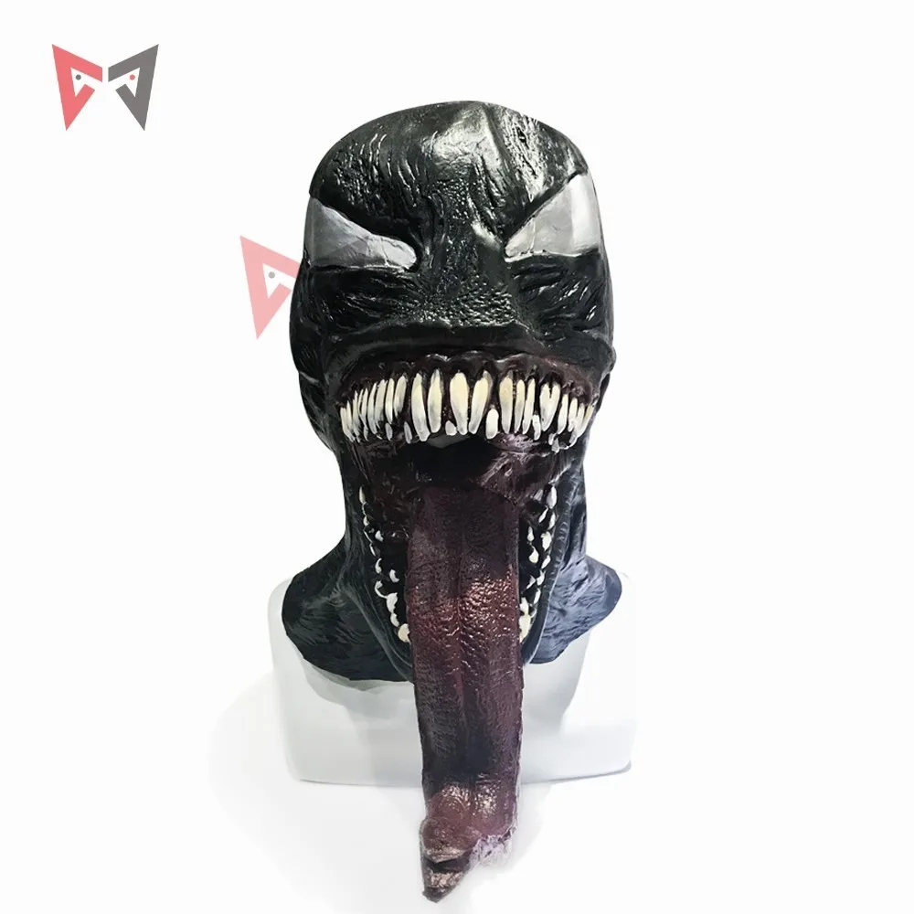 New Venom Cosplay Mask Super Hero Style Headgear Halloween Terror Noodles latex hood for men women
New Venom Cosplay Mask Super Hero Style Headgear Halloween Terror Noodles latex hood for men women