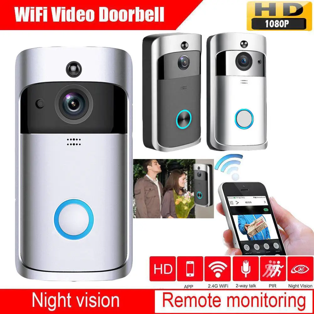 WiFi Wireless Video Doorbell Two-Way Talk Smart Door Bell Security Camera UK
WiFi Wireless Video Doorbell Two-Way Talk Smart Door Bell Security Camera UK