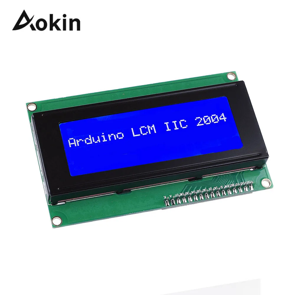 Символьный ЖК дисплей 20x4 LCD 2004 IIC/I2C/TWI PCF8574 для Arduino Uno r3 Mega 2560 Raspberry Pi Avr