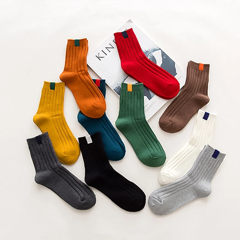 1 Pair/lot Unisex Stripe Cotton Casual Socks multiple Colour High-Quality Solid color Ladies Thicken socks classic style
1 Pair/lot Unisex Stripe Cotton Casual Socks multiple Colour High-Quality Solid color Ladies Thicken socks classic style