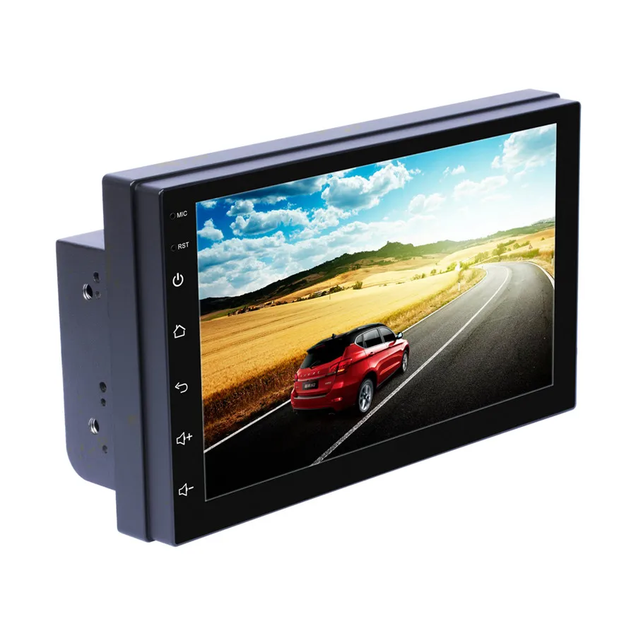 Автомагнитола 2 DIN 7 дюймов четырехъядерный процессор Android 8 1 GPS Bluetooth Wi Fi FM MP3 MP5