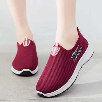 Spring Summer Sneakers For Women Fashion Breathable Casual Shoes Woman Cheap Slip-on Mother's Flat Shoes Outdoor Sneakers
Spring Summer Sneakers For Women Fashion Breathable Casual Shoes Woman Cheap Slip-on Mother's Flat Shoes Outdoor Sneakers
